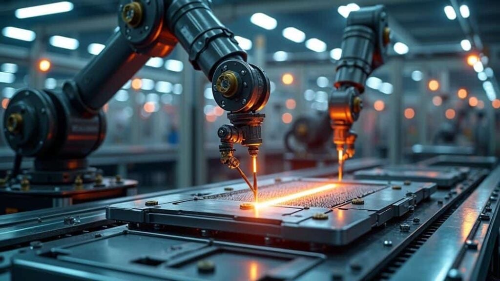 Industrial-automation-2025-10-03T225157.748Z factory with a lot of machines working on industrial automation