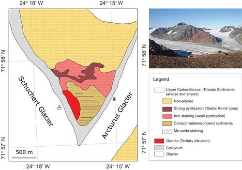 map of a mountain range with mountains in the background, highlighting the magnesium supply in Europe