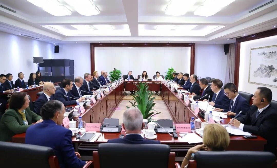Michael Vainshtein and Roberta Lipson among Western executives at formal bilateral roundtable with Chinese government officia