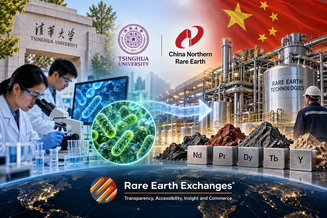 Tsinghua University scientists using microscopy and bacteria for rare earth bioleaching partnership with China Northern Rare