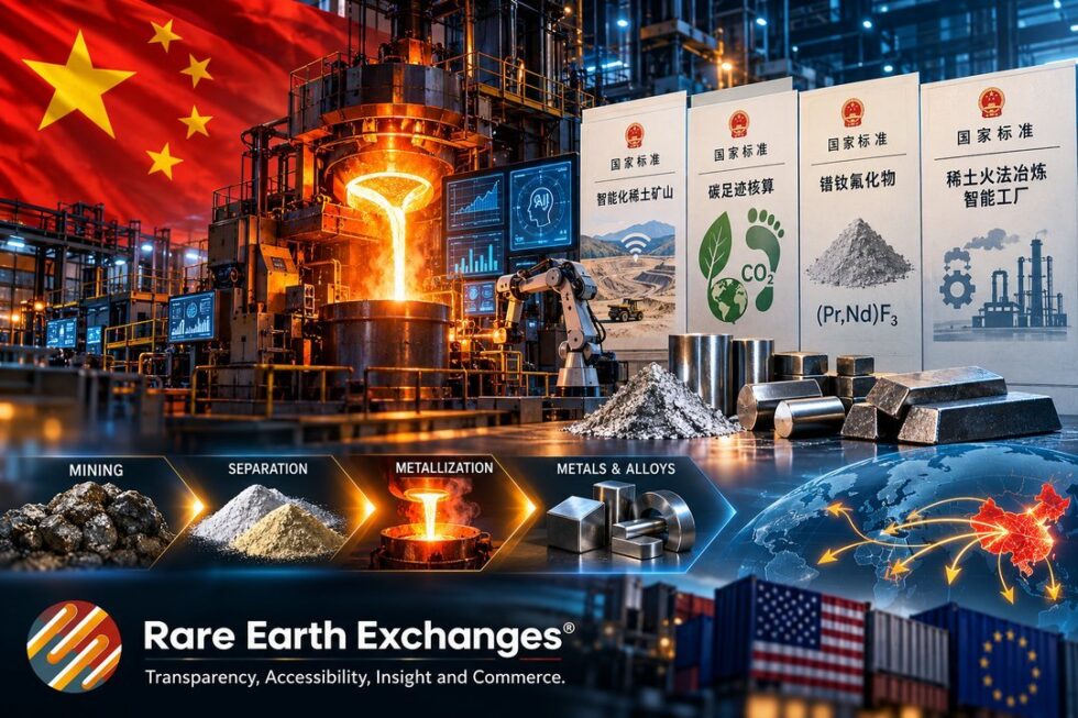 Metallization Process China China Rare Earth Standards 2026 Metallization Strategy