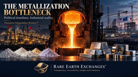 Metallization Process China Rare Earth Metallization Chokepoint West 2030